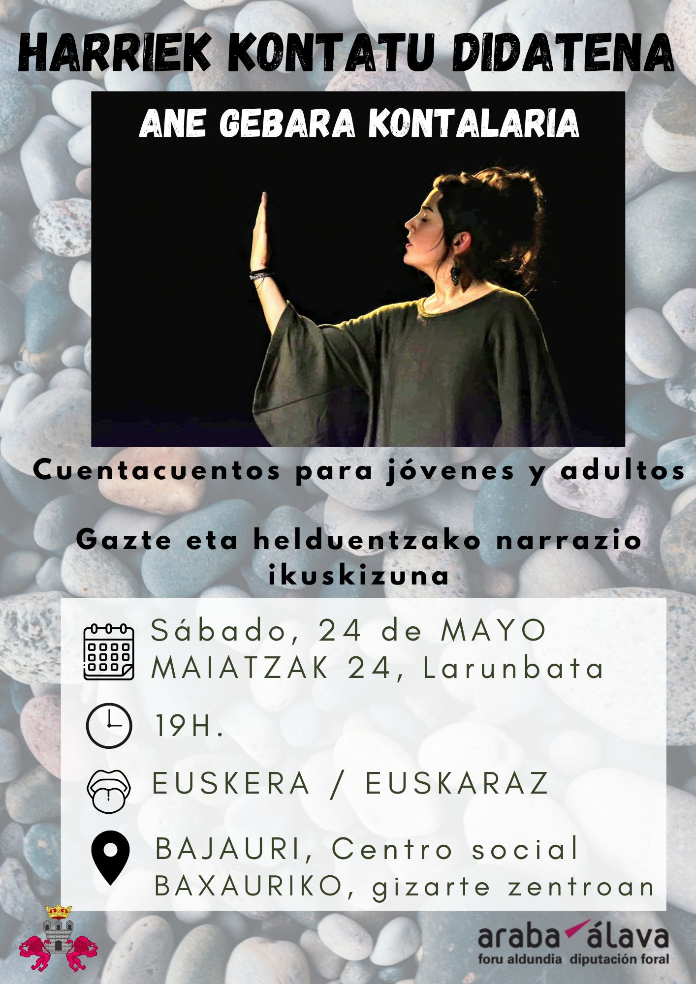Cuentacuentos para jóvenes y adultos / Gazte eta helduentzako narrazio ikuskizuna